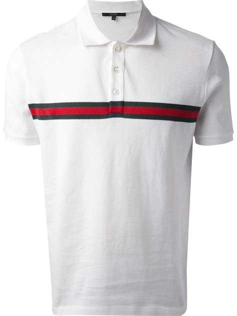 gucci men's white shirt